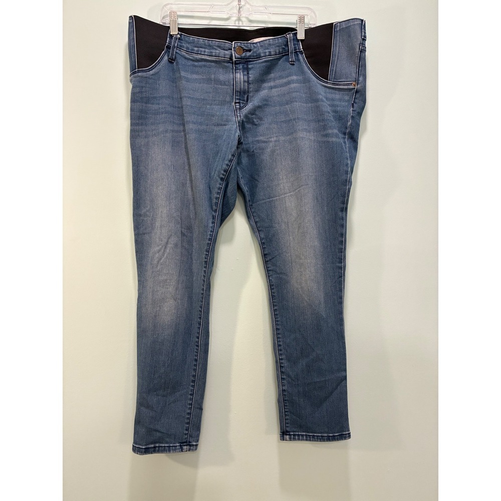 Isabel Maternity by Ingrid & Isabel Blue Denim Jeggings Size 18